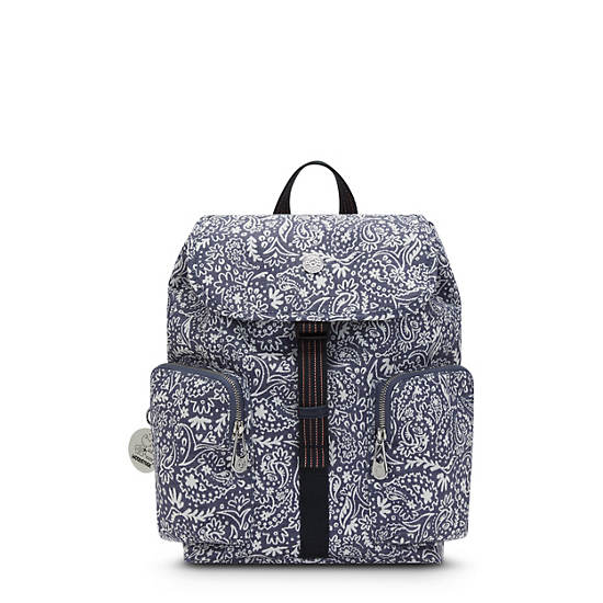 Kipling Anto Woodstock Ryggsekk Hvite Blå | NO 1676SG